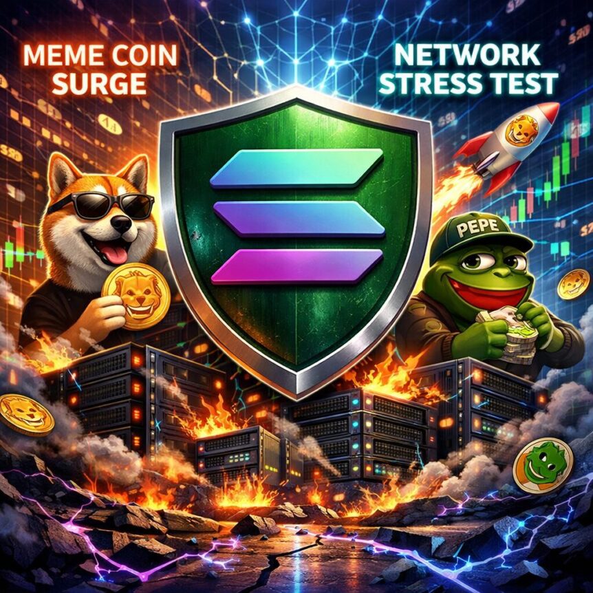 Solana Defends Meme Coin Surge As Network Stress Test