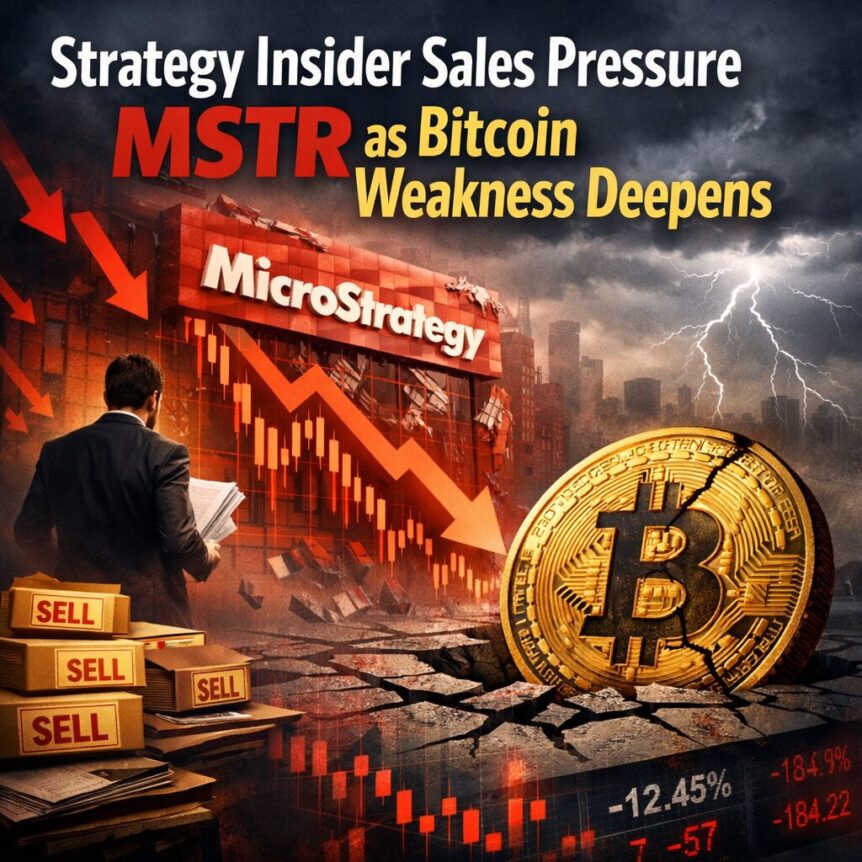 Strategy Insider Sales Pressure MSTR as Bitcoin Weakness Deepens Strategy Insider Sales Pressure Mstr As Bitcoin Weakness Deepens