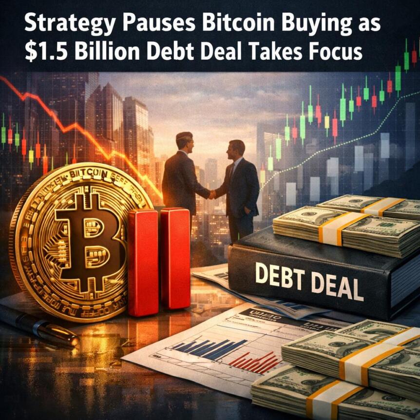 Strategy Pauses Bitcoin Buying As 1 5 Billion Debt Deal Takes Focus