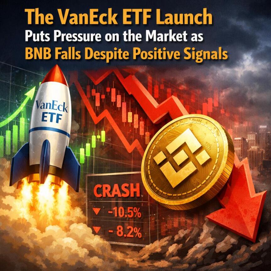 The Vaneck Etf Launch Puts Pressure On The Market As Bnb Falls Despite Positive