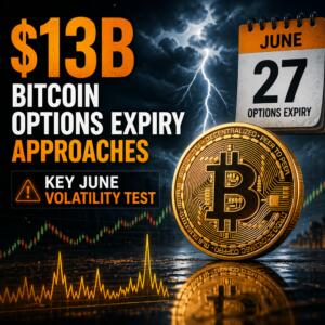 $13b Bitcoin Options Expiry Approaches: Key June Volatility Test