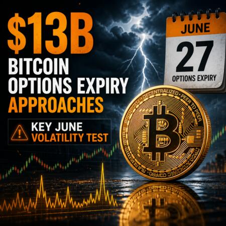 $13b Bitcoin Options Expiry Approaches: Key June Volatility Test