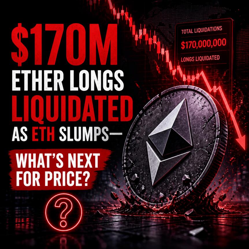 $170m Ether Longs Liquidated As Eth Slumps—what’s Next For Price?