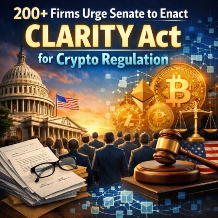 200+ Firms Urge Senate to Enact CLARITY Act for Crypto Regulation 200+ Firms Urge Senate To Enact Clarity Act For Crypto Regulation