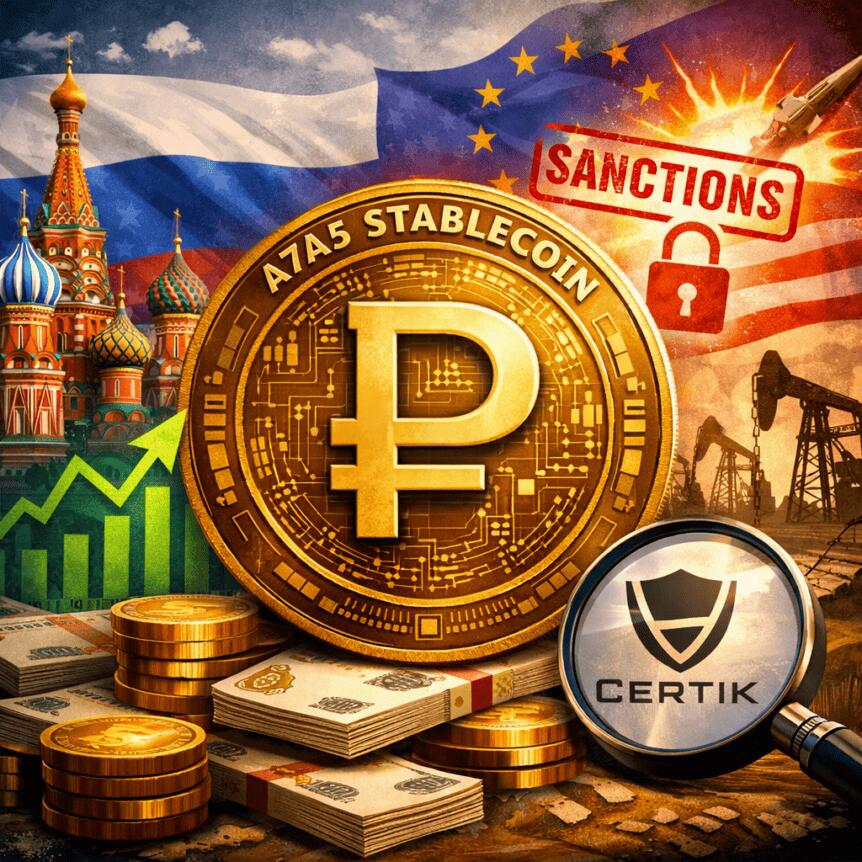 A7A5 ruble stablecoin grows amid Western sanctions, CertiK finds A7a5 Ruble Stablecoin Grows Amid Western Sanctions, Certik Finds