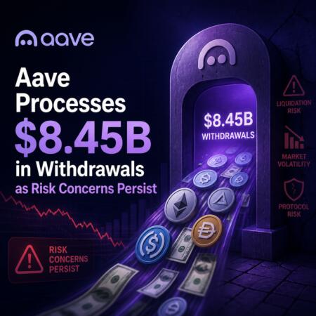 Aave Processes $8.45B in Withdrawals as Risk Concerns Persist Aave Processes $8.45b In Withdrawals As Risk Concerns Persist