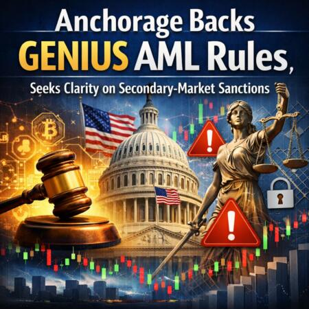 Anchorage Backs GENIUS AML Rules, Seeks Clarity on Secondary-Market Sanctions Anchorage Backs Genius Aml Rules, Seeks Clarity On Secondary-Market Sanctions