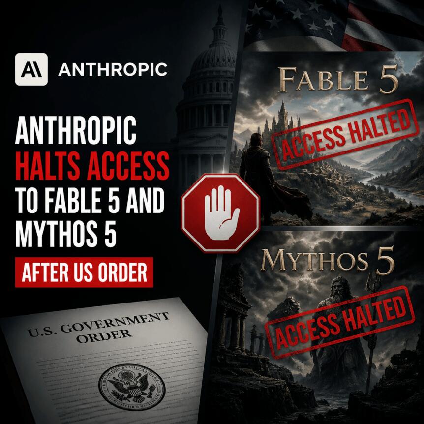 Anthropic Halts Access to Fable 5 and Mythos 5 After US Order Anthropic Halts Access To Fable 5 And Mythos 5 After Us Order