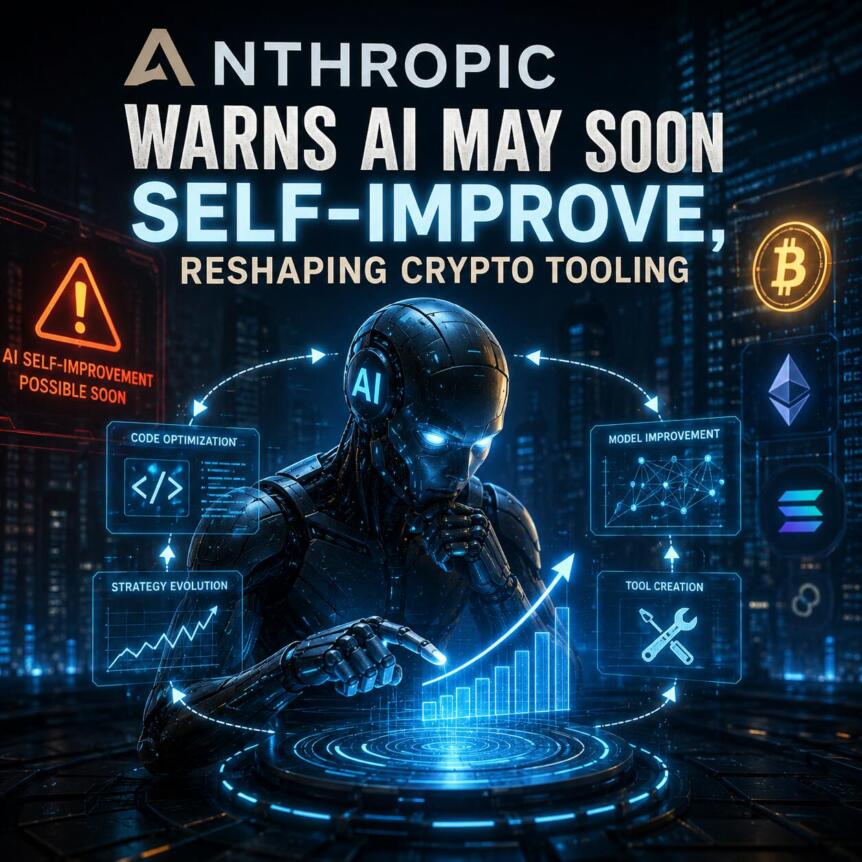 Anthropic warns AI may soon self-improve, reshaping crypto tooling Anthropic Warns Ai May Soon Self-Improve, Reshaping Crypto Tooling