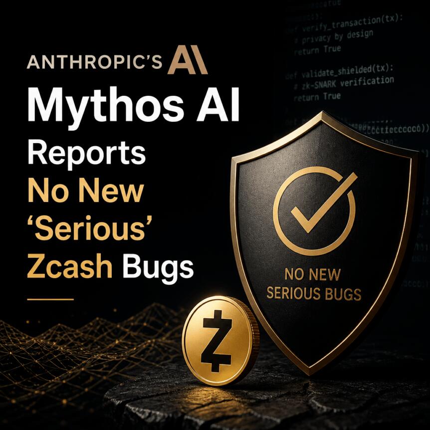 Anthropic’s Mythos AI Reports No New ‘Serious’ Zcash Bugs