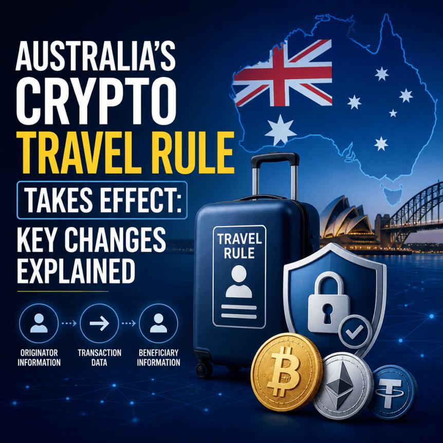 Australia’s Crypto Travel Rule Takes Effect: Key Changes Explained