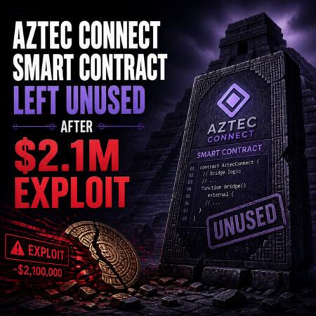 Aztec Connect Smart Contract Left Unused After $2.1m Exploit