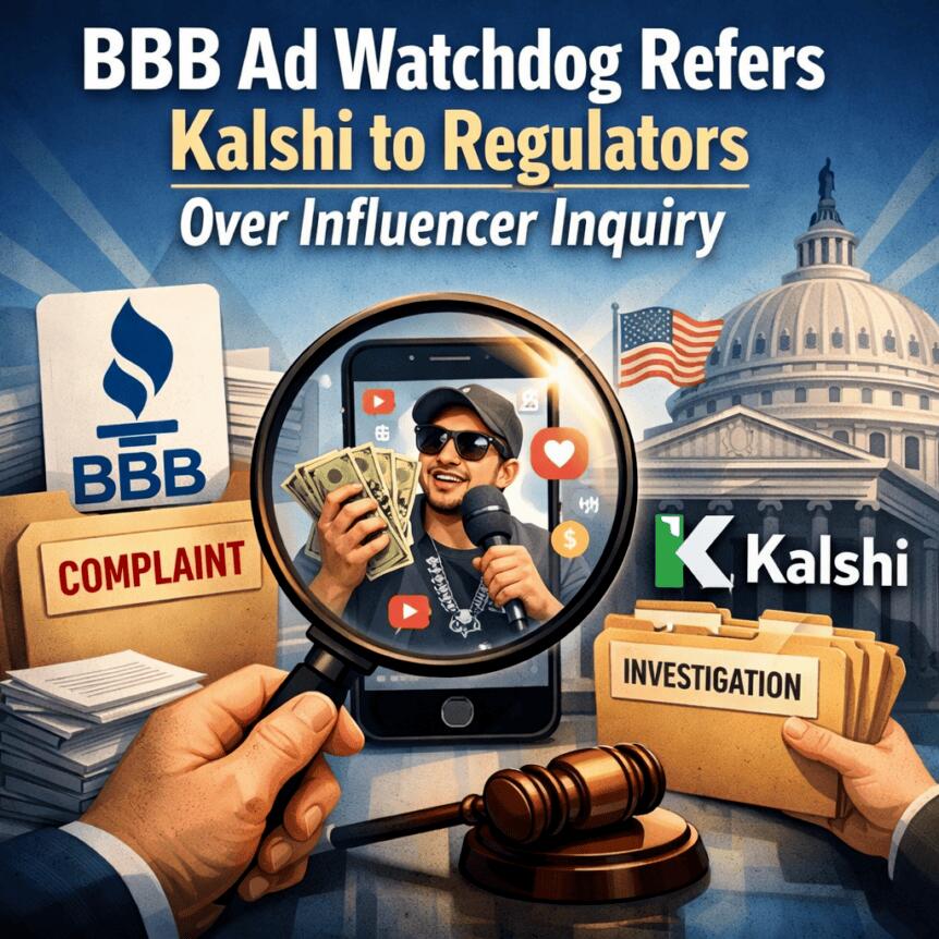 BBB Ad Watchdog Refers Kalshi to Regulators Over Influencer Inquiry Bbb Ad Watchdog Refers Kalshi To Regulators Over Influencer Inquiry