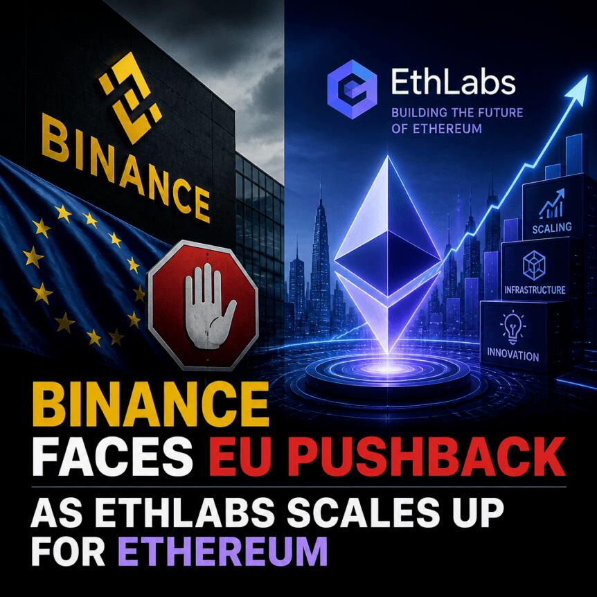 Binance Faces EU Pushback as EthLabs Scales Up for Ethereum