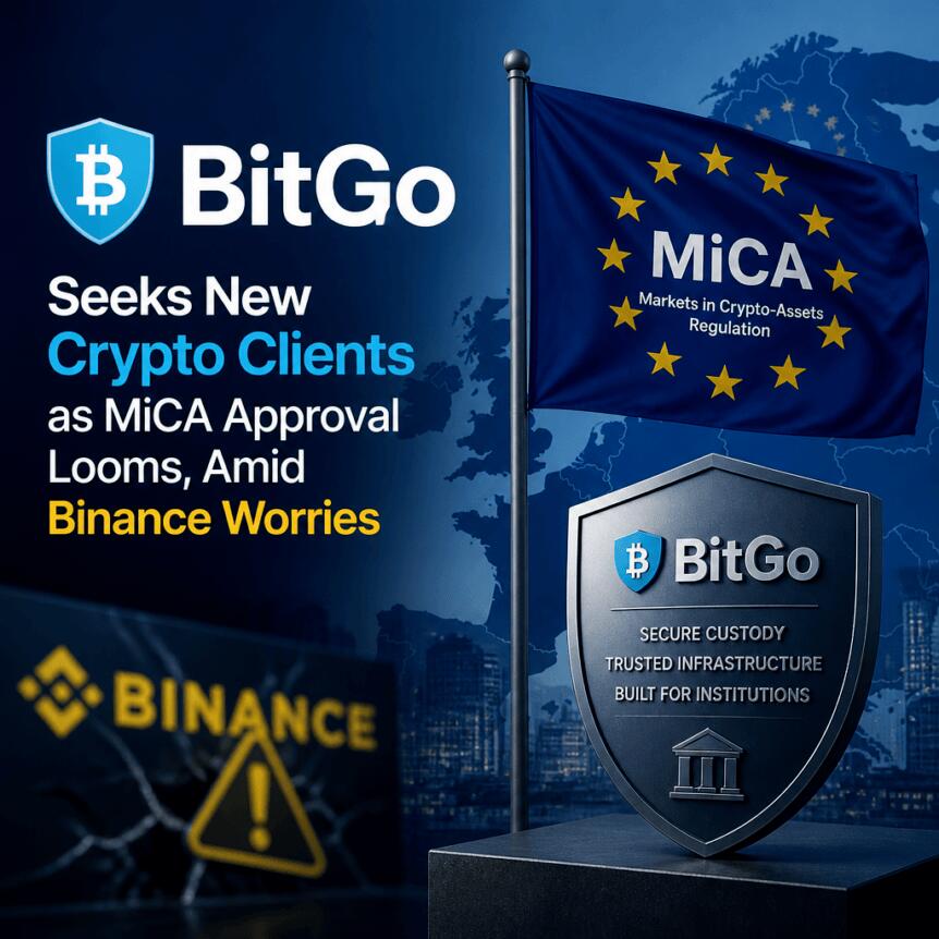 BitGo Seeks New Crypto Clients as MiCA Approval Looms, Amid Binance Worries Bitgo Seeks New Crypto Clients As Mica Approval Looms, Amid Binance Worries