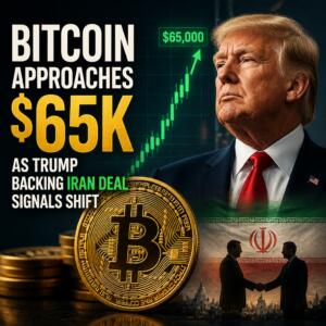 Bitcoin Approaches $65K as Trump Backing Iran Deal Signals Shift Bitcoin Approaches $65k As Trump Backing Iran Deal Signals Shift