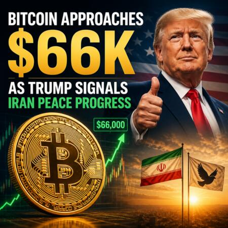 Bitcoin Approaches $66k As Trump Signals Iran Peace Progress