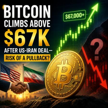 Bitcoin Climbs Above $67k After Us-Iran Deal—risk Of A Pullback?