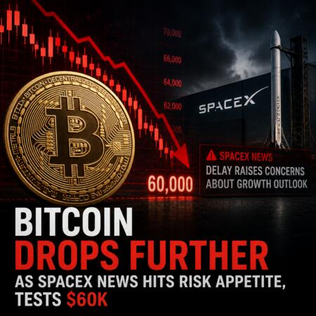 Bitcoin Drops Further as SpaceX News Hits Risk Appetite, Tests $60K Bitcoin Drops Further As Spacex News Hits Risk Appetite, Tests $60k