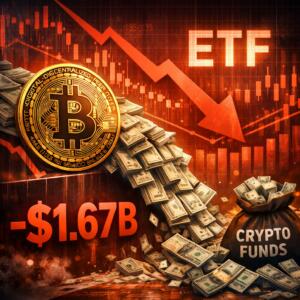 Bitcoin ETPs post 2026 biggest outflow as crypto funds shed $1.67B Bitcoin Etps Post 2026 Biggest Outflow As Crypto Funds Shed $1.67b