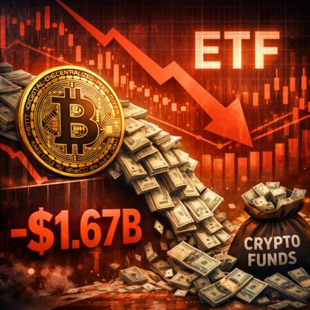 Bitcoin Etps Post 2026 Biggest Outflow As Crypto Funds Shed $1.67b