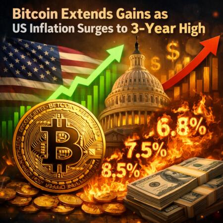 Bitcoin Extends Gains as US Inflation Surges to 3-Year High Bitcoin Extends Gains As Us Inflation Surges To 3-Year High