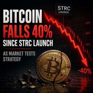 Bitcoin Falls 40% Since STRC Launch as Market Tests Strategy Bitcoin Falls 40% Since Strc Launch As Market Tests Strategy