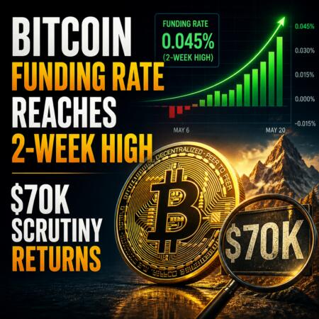 Bitcoin Funding Rate Reaches 2-Week High, $70K Scrutiny Returns Bitcoin Funding Rate Reaches 2-Week High, $70k Scrutiny Returns