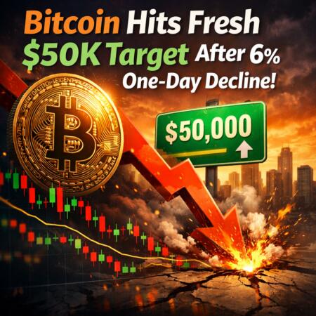 Bitcoin Hits Fresh $50k Target After 6% One-Day Decline