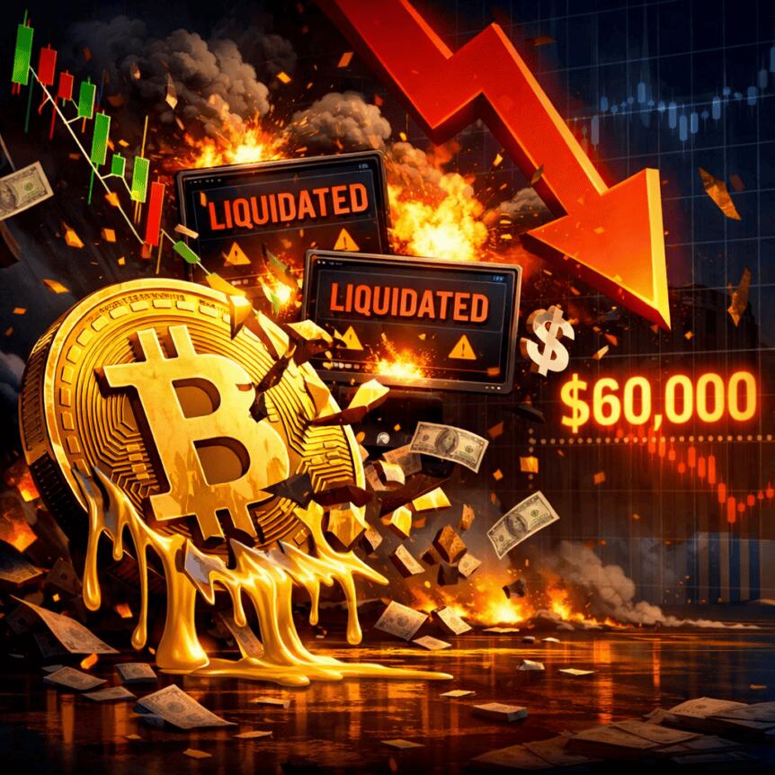 Bitcoin Longs Liquidated Over $600m As Btc Tests $60k