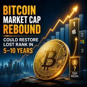 Bitcoin Market Cap Rebound Could Restore Lost Rank In 5–10 Years
