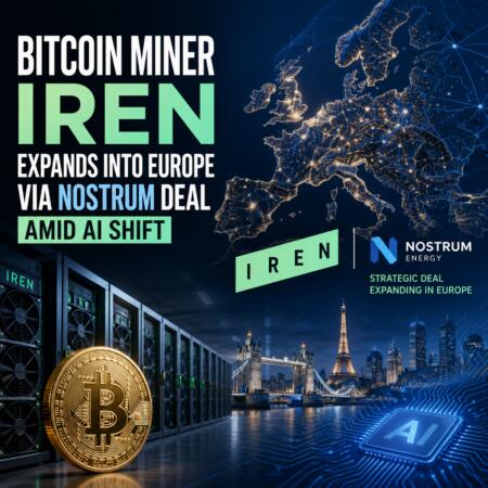 Bitcoin Miner IREN Expands Into Europe via Nostrum Deal Amid AI Shift Bitcoin Miner Iren Expands Into Europe Via Nostrum Deal Amid Ai Shift