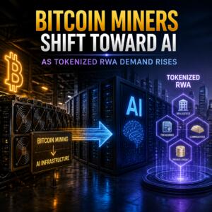 Bitcoin Miners Shift Toward AI as Tokenized RWA Demand Rises Bitcoin Miners Shift Toward Ai As Tokenized Rwa Demand Rises
