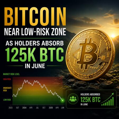 Bitcoin Near Low-Risk Zone As Holders Absorb 125k Btc In June
