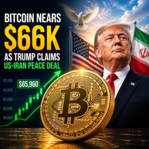 Bitcoin Nears $66K as Trump Claims US-Iran Peace Deal Bitcoin Nears $66k As Trump Claims Us-Iran Peace Deal