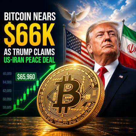 Bitcoin Nears $66K as Trump Claims US-Iran Peace Deal Bitcoin Nears $66k As Trump Claims Us-Iran Peace Deal