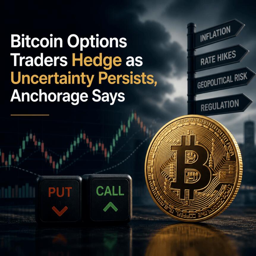 Bitcoin Options Traders Hedge As Uncertainty Persists, Anchorage Says