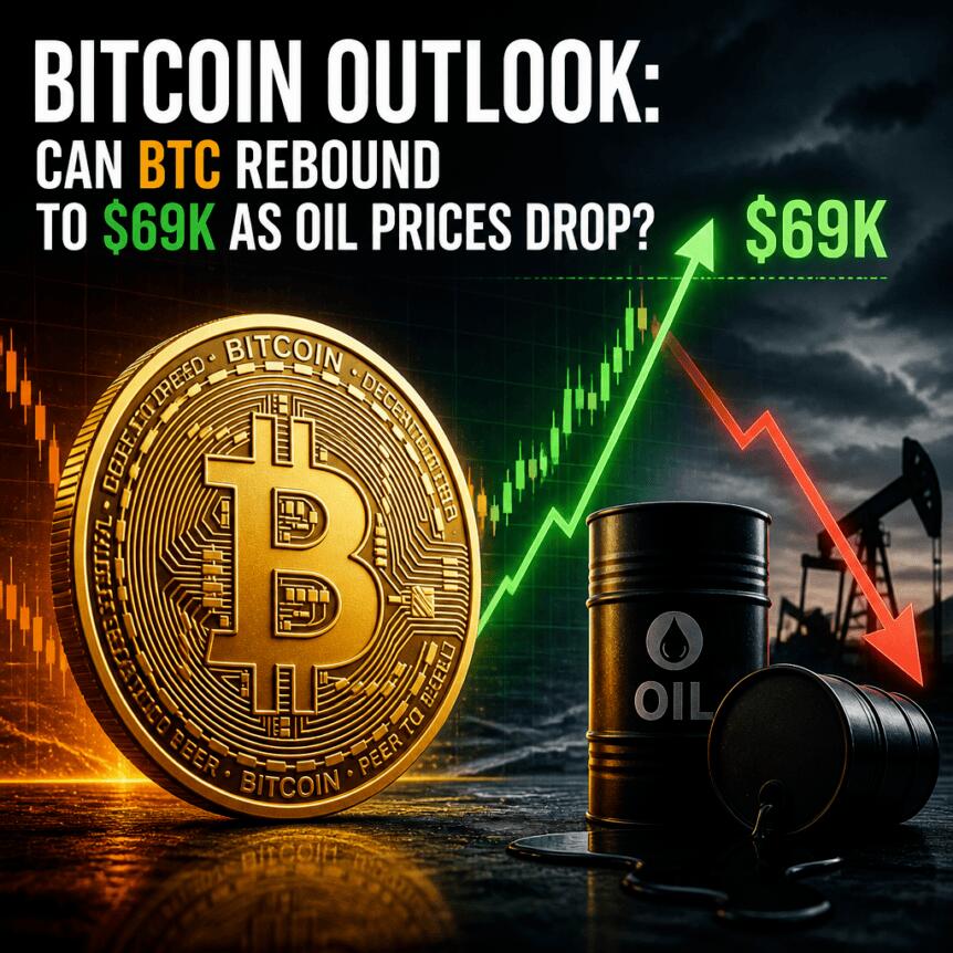 Bitcoin Outlook: Can Btc Rebound To $69k As Oil Prices Drop?