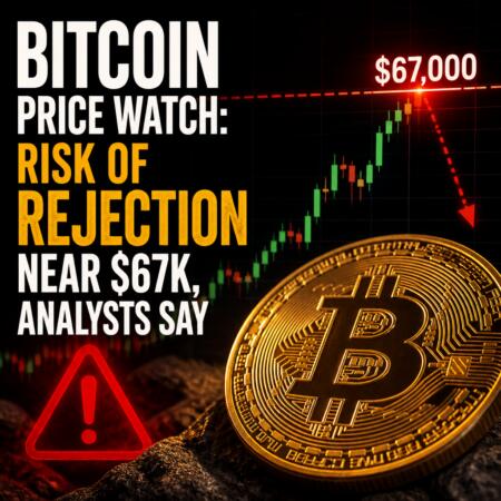 Bitcoin Price Watch: Risk Of Rejection Near $67k, Analysts Say