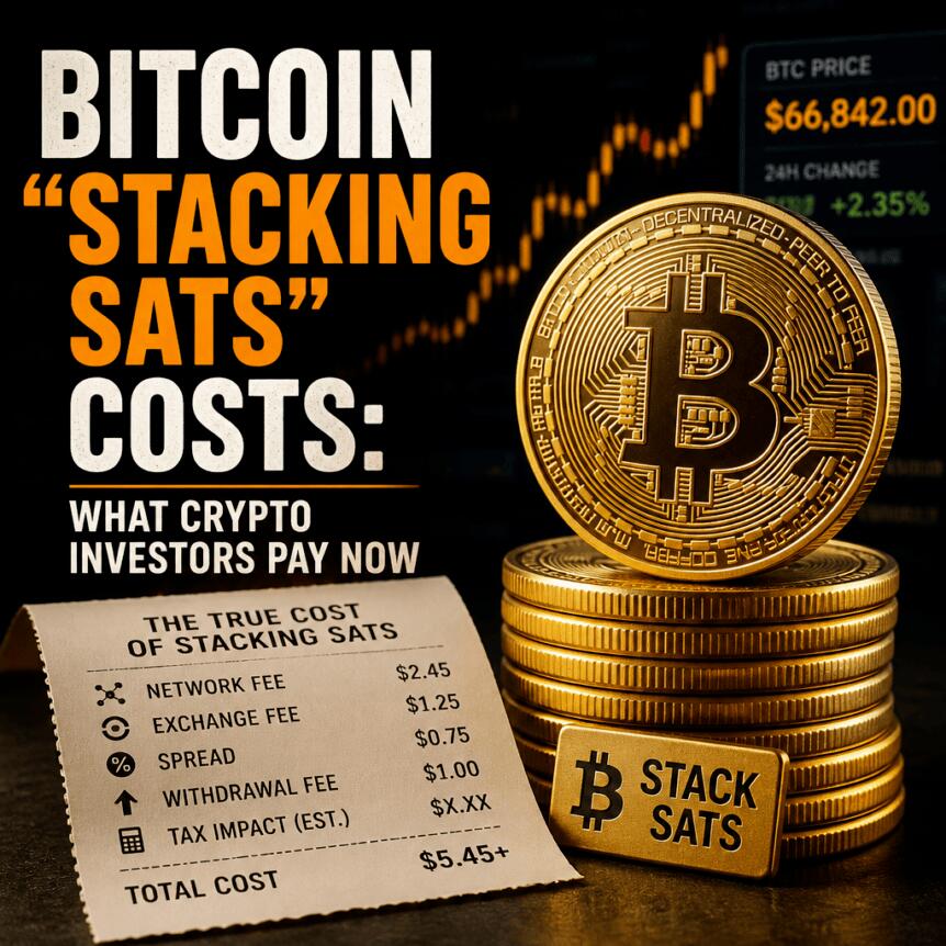 Bitcoin “stacking Sats” Costs: What Crypto Investors Pay Now