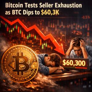 Bitcoin Tests Seller Exhaustion As Btc Dips To $60.3k