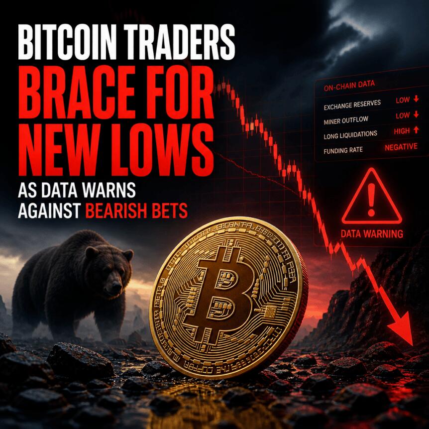 Bitcoin Traders Brace for New Lows as Data Warns Against Bearish Bets