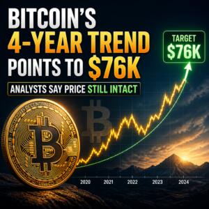 Bitcoin’s 4-Year Trend Points to $76K; Analysts Say Price Still Intact Bitcoin’s 4-Year Trend Points To $76k; Analysts Say Price Still Intact