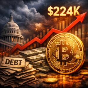Bitwise: Bitcoin's Fair Value Could Reach $224k If Debt Fears Rise