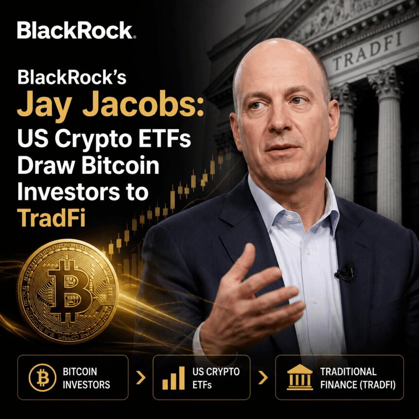 BlackRock’s Jay Jacobs: US Crypto ETFs Draw Bitcoin Investors to TradFi