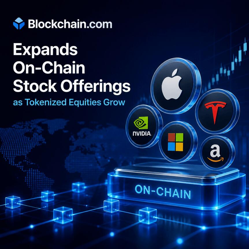 Blockchain.com Expands On-Chain Stock Offerings as Tokenized Equities Grow Blockchain.com Expands On-Chain Stock Offerings As Tokenized Equities Grow
