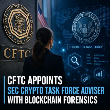 Cftc Appoints Sec Crypto Task Force Adviser With Blockchain Forensics