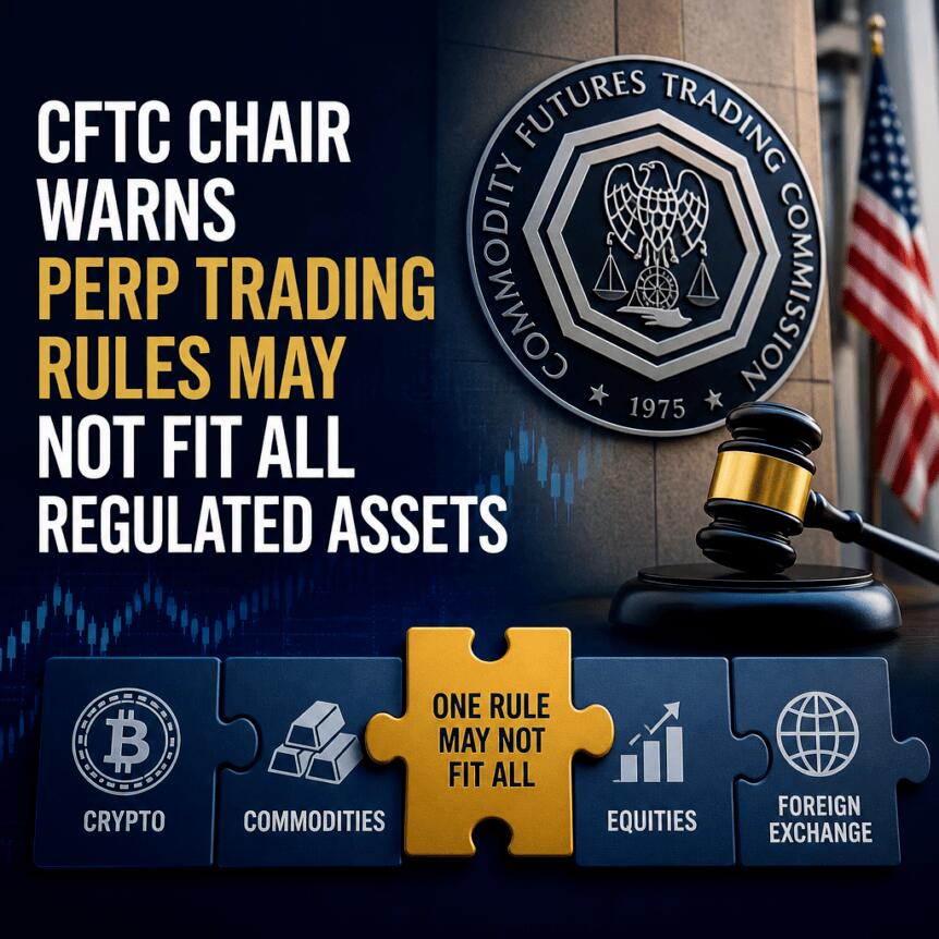 CFTC Chair Warns Perp Trading Rules May Not Fit All Regulated Assets Cftc Chair Warns Perp Trading Rules May Not Fit All Regulated Assets