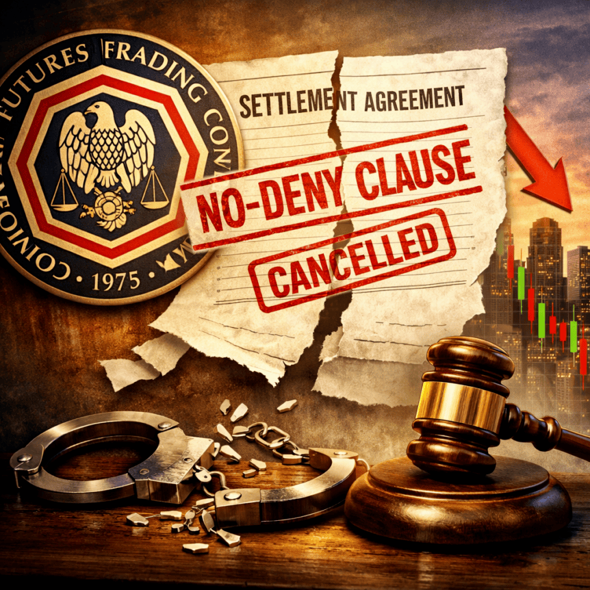 Cftc Scraps No-Deny Clause In Settlements, Signals Enforcement Shift