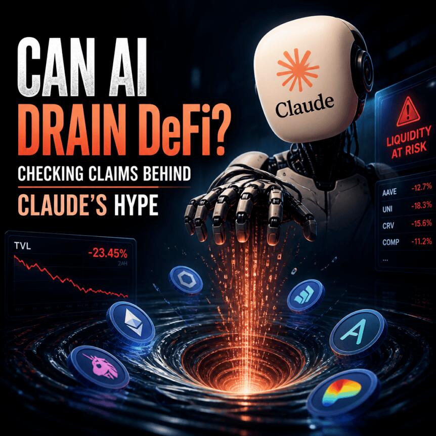 Can Ai Drain Defi? Checking Claims Behind Claude’s Hype